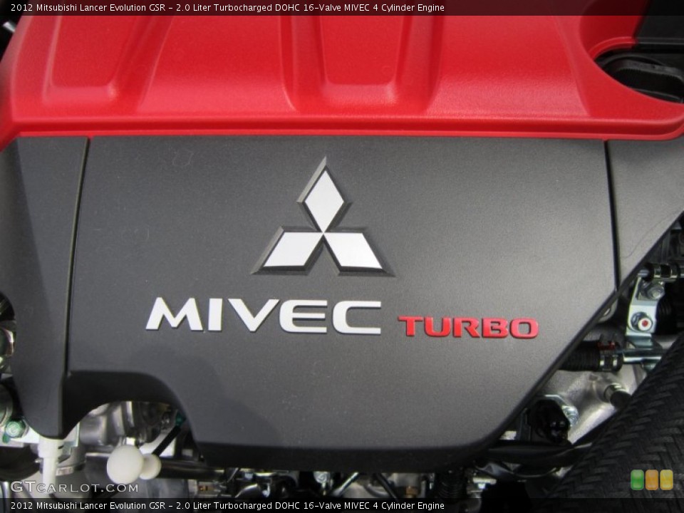 2.0 Liter Turbocharged DOHC 16-Valve MIVEC 4 Cylinder Engine for the 2012 Mitsubishi Lancer Evolution #64112100