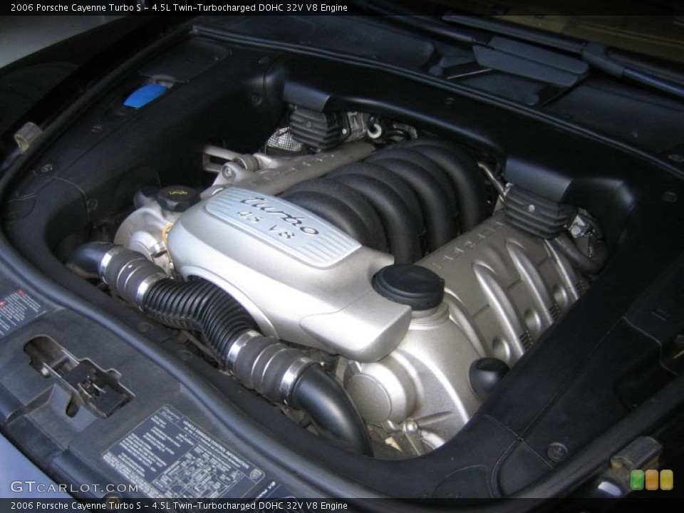 4.5L Twin-Turbocharged DOHC 32V V8 Engine for the 2006 Porsche Cayenne #64112692
