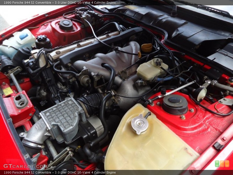 3.0 Liter DOHC 16-Valve 4 Cylinder 1990 Porsche 944 Engine