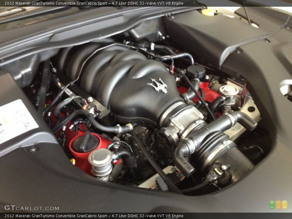 4.7 Liter DOHC 32-Valve VVT V8 Engine for the 2012 Maserati GranTurismo Convertible #64122005