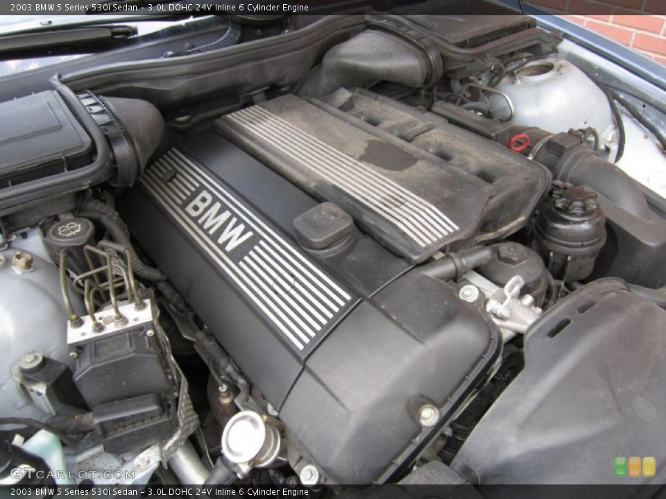 3.0L DOHC 24V Inline 6 Cylinder Engine for the 2003 BMW 5 Series #64164415