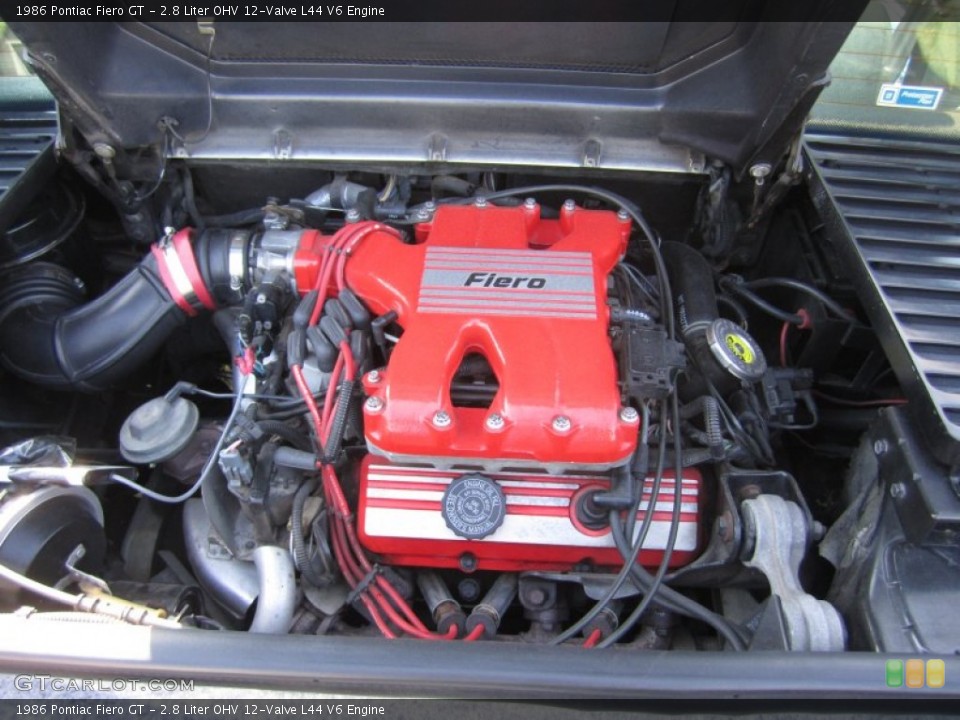 2.8 Liter OHV 12-Valve L44 V6 Engine for the 1986 Pontiac Fiero #64165234