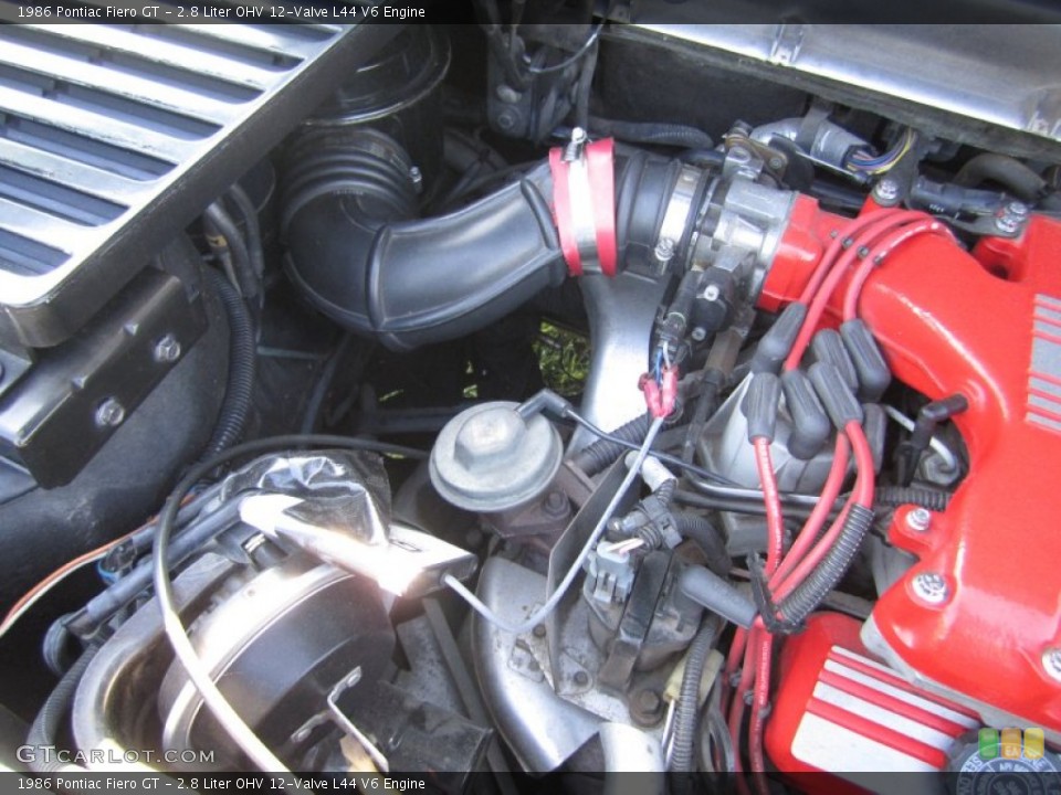 2.8 Liter OHV 12-Valve L44 V6 Engine for the 1986 Pontiac Fiero #64165255