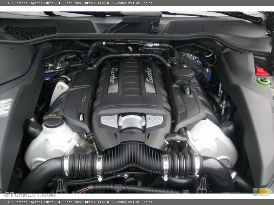 4.8 Liter Twin-Turbo DFI DOHC 32-Valve VVT V8 Engine for the 2012 Porsche Cayenne #64169626