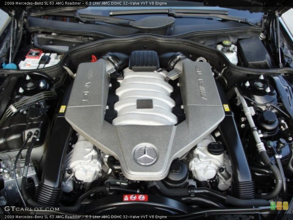 6.3 Liter AMG DOHC 32-Valve VVT V8 Engine for the 2009 Mercedes-Benz SL #64177552