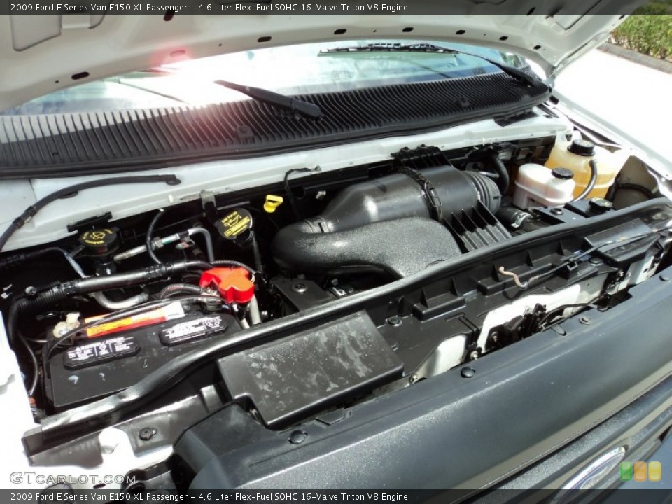 4.6 Liter Flex-Fuel SOHC 16-Valve Triton V8 Engine for the 2009 Ford E Series Van #64181584