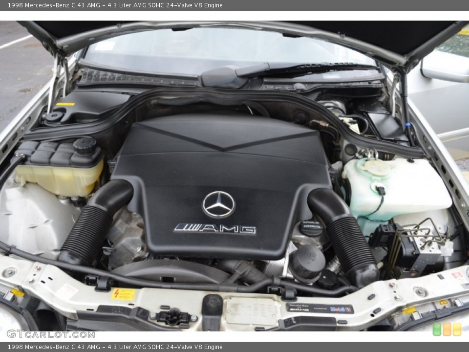 4.3 Liter AMG SOHC 24-Valve V8 1998 Mercedes-Benz C Engine