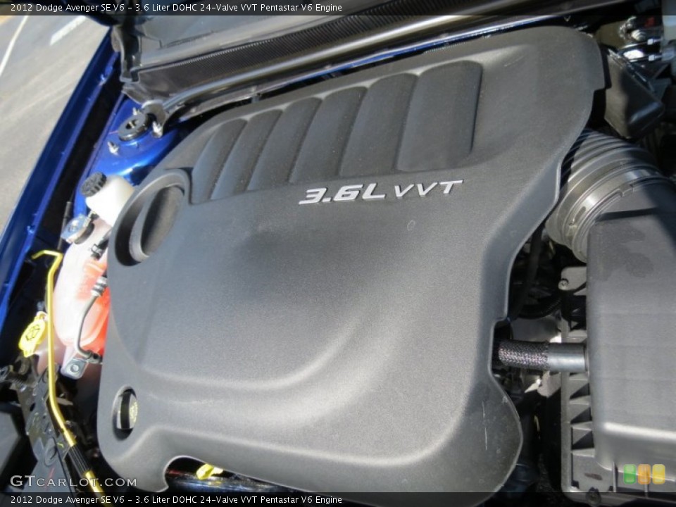 3.6 Liter DOHC 24-Valve VVT Pentastar V6 Engine for the 2012 Dodge Avenger #64193273