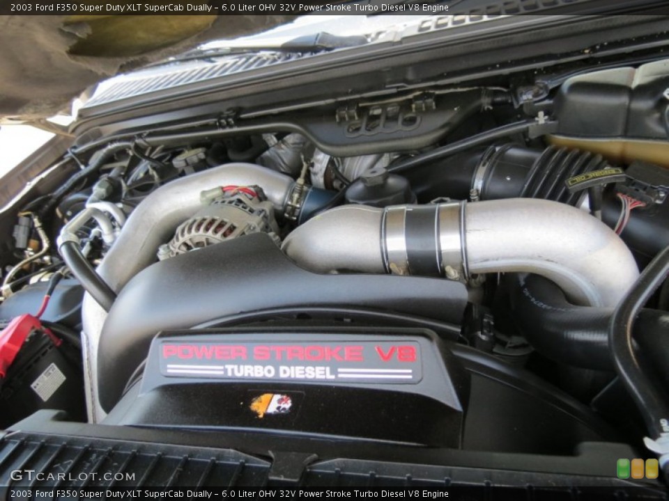 6.0 Liter OHV 32V Power Stroke Turbo Diesel V8 Engine for the 2003 Ford F350 Super Duty #64211072
