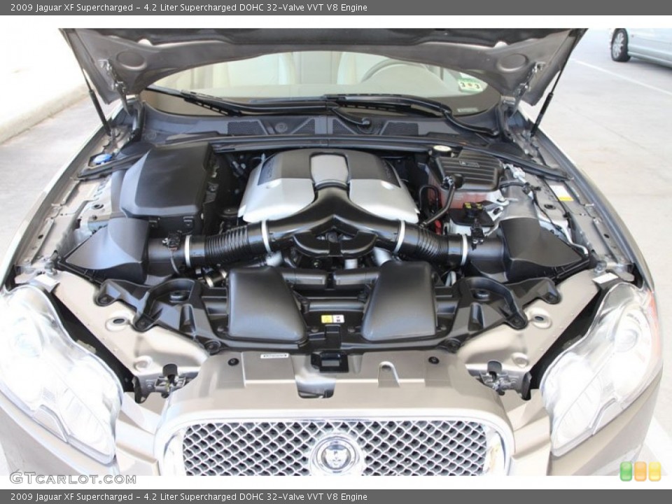 4.2 Liter Supercharged DOHC 32-Valve VVT V8 Engine for the 2009 Jaguar XF #64214991