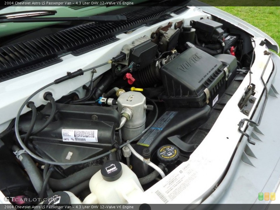 4.3 Liter OHV 12-Valve V6 Engine for the 2004 Chevrolet Astro #64222655
