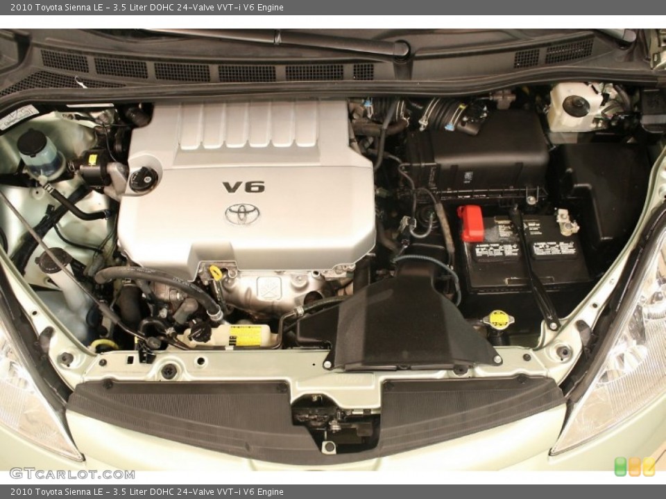 3.5 Liter DOHC 24-Valve VVT-i V6 Engine for the 2010 Toyota Sienna #64227479