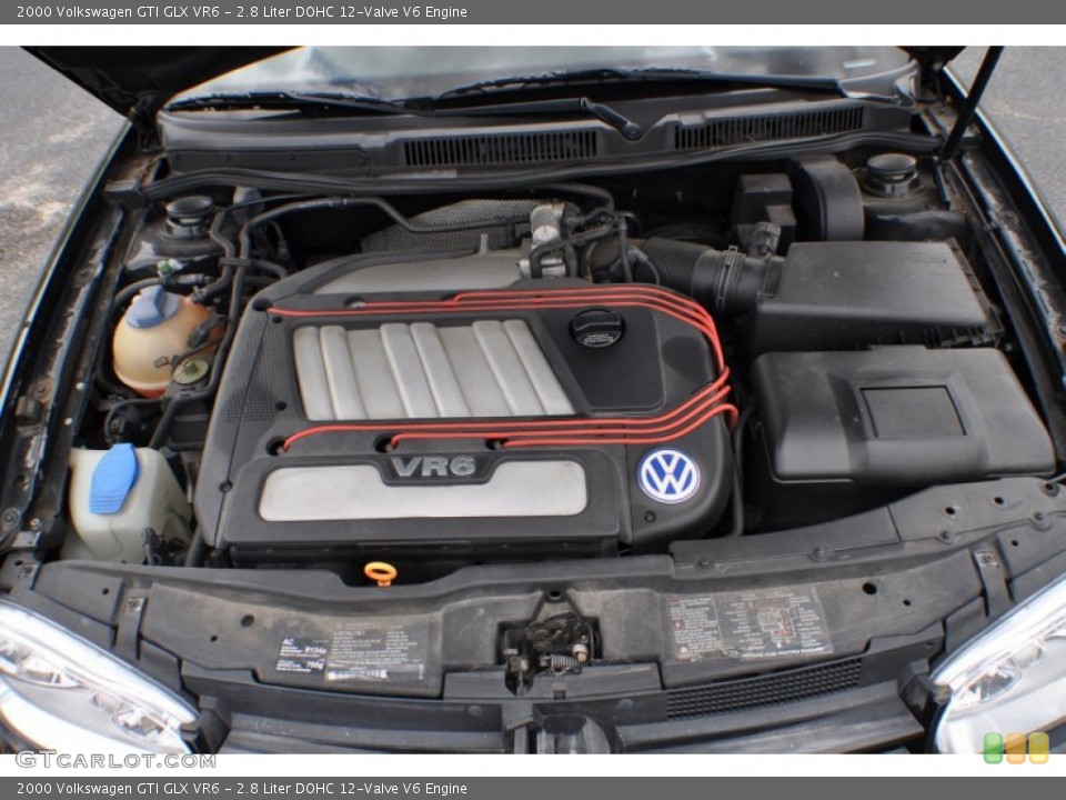 2.8 Liter DOHC 12-Valve V6 2000 Volkswagen GTI Engine