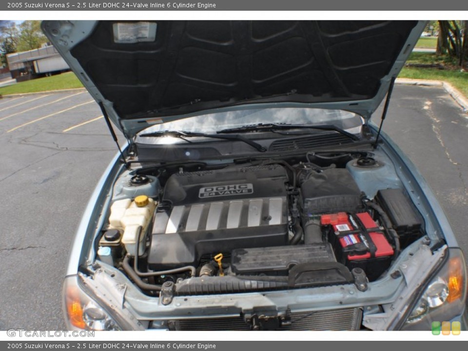 2.5 Liter DOHC 24-Valve Inline 6 Cylinder Engine for the 2005 Suzuki Verona #64236257