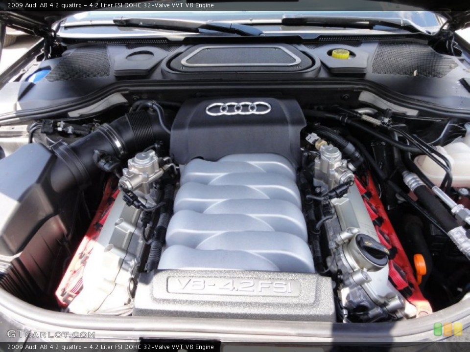 4.2 Liter FSI DOHC 32-Valve VVT V8 Engine for the 2009 Audi A8 #64270265