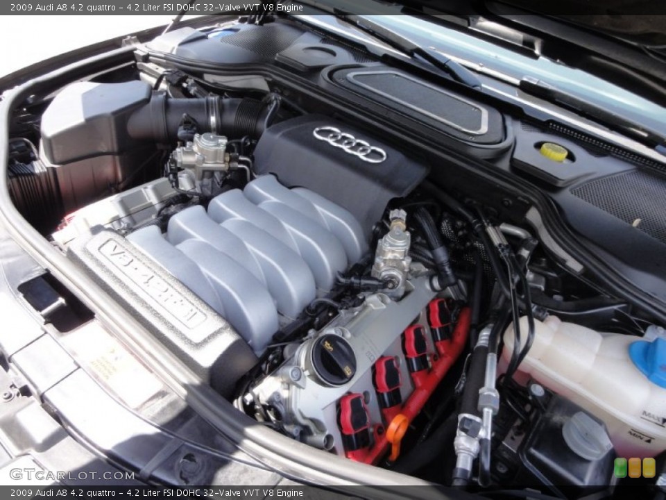 4.2 Liter FSI DOHC 32-Valve VVT V8 Engine for the 2009 Audi A8 #64270274