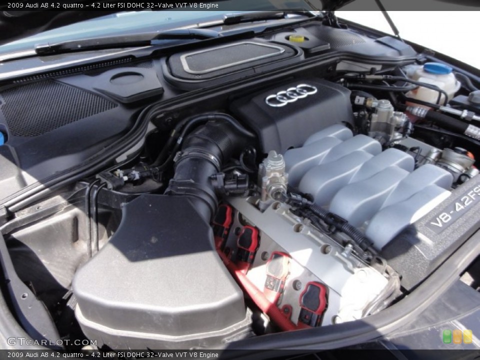 4.2 Liter FSI DOHC 32-Valve VVT V8 Engine for the 2009 Audi A8 #64270285
