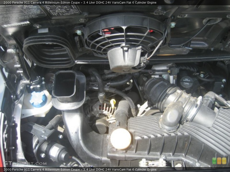 3.4 Liter DOHC 24V VarioCam Flat 6 Cylinder Engine for the 2000 Porsche 911 #64285880