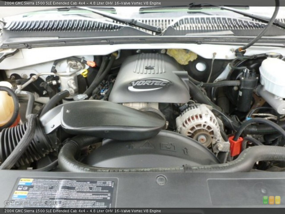 4.8 Liter OHV 16-Valve Vortec V8 Engine for the 2004 GMC Sierra 1500 #64293249