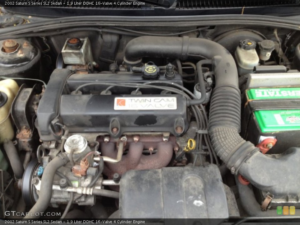 1.9 Liter DOHC 16-Valve 4 Cylinder Engine for the 2002 Saturn S Series #64369885