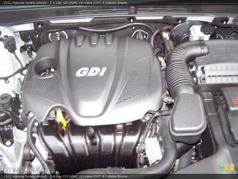 2.4 Liter GDI DOHC 16-Valve CVVT 4 Cylinder Engine for the 2011 Hyundai Sonata #64383597