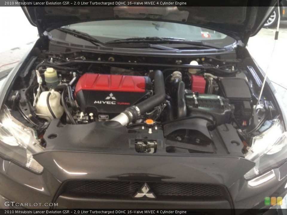 2.0 Liter Turbocharged DOHC 16-Valve MIVEC 4 Cylinder Engine for the 2010 Mitsubishi Lancer Evolution #64388939