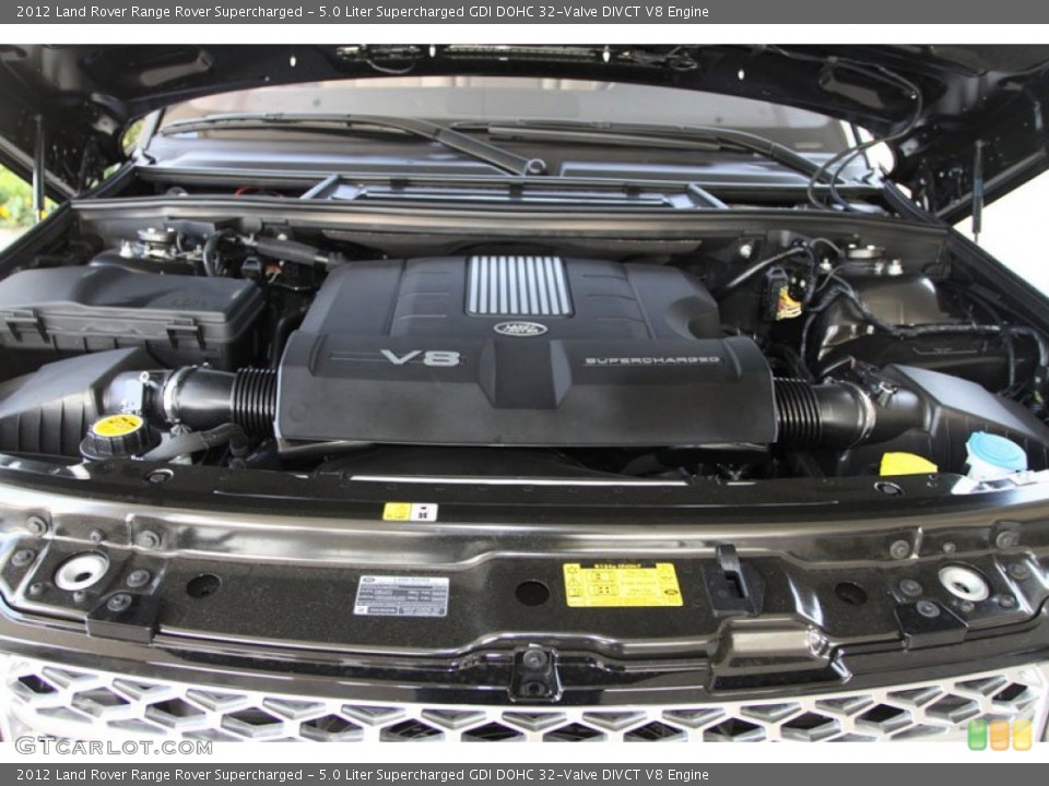 5.0 Liter Supercharged GDI DOHC 32-Valve DIVCT V8 Engine for the 2012 Land Rover Range Rover #64395036