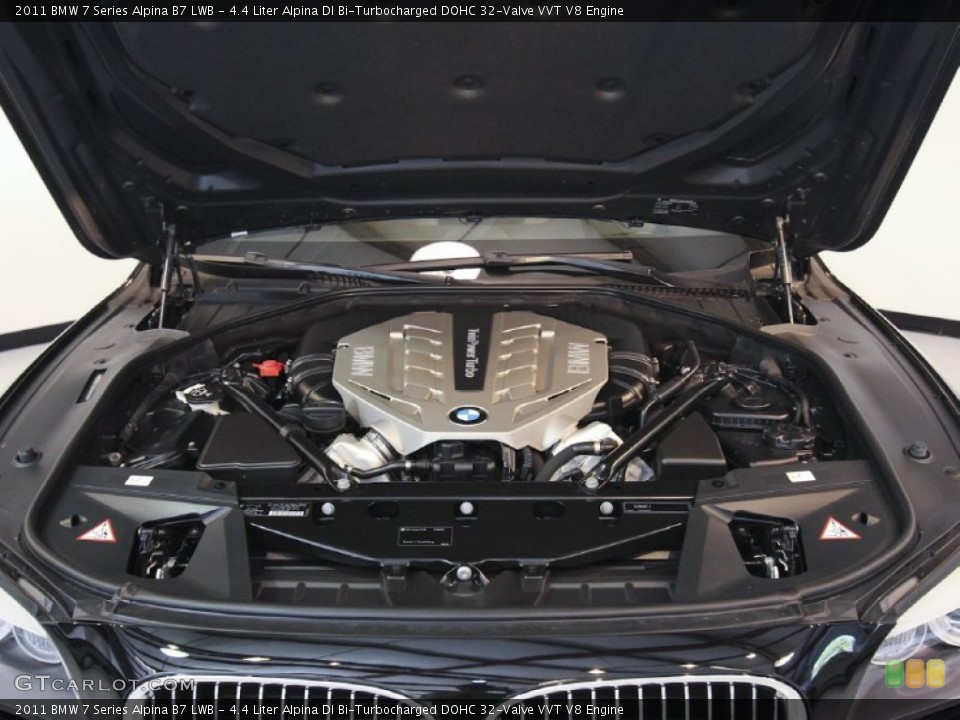 4.4 Liter Alpina DI Bi-Turbocharged DOHC 32-Valve VVT V8 Engine for the 2011 BMW 7 Series #64426459