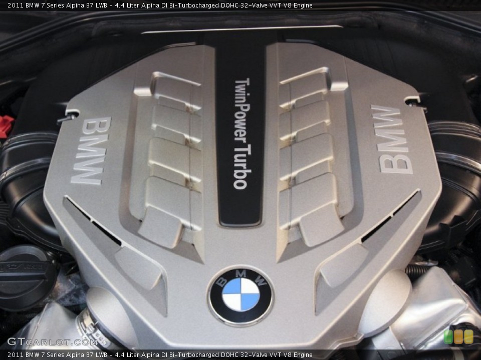 4.4 Liter Alpina DI Bi-Turbocharged DOHC 32-Valve VVT V8 Engine for the 2011 BMW 7 Series #64426475