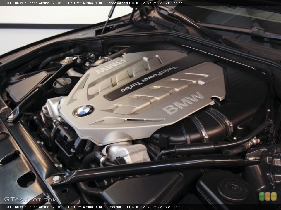 4.4 Liter Alpina DI Bi-Turbocharged DOHC 32-Valve VVT V8 Engine for the 2011 BMW 7 Series #64426484