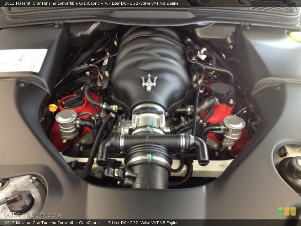 4.7 Liter DOHC 32-Valve VVT V8 Engine for the 2012 Maserati GranTurismo Convertible #64434548