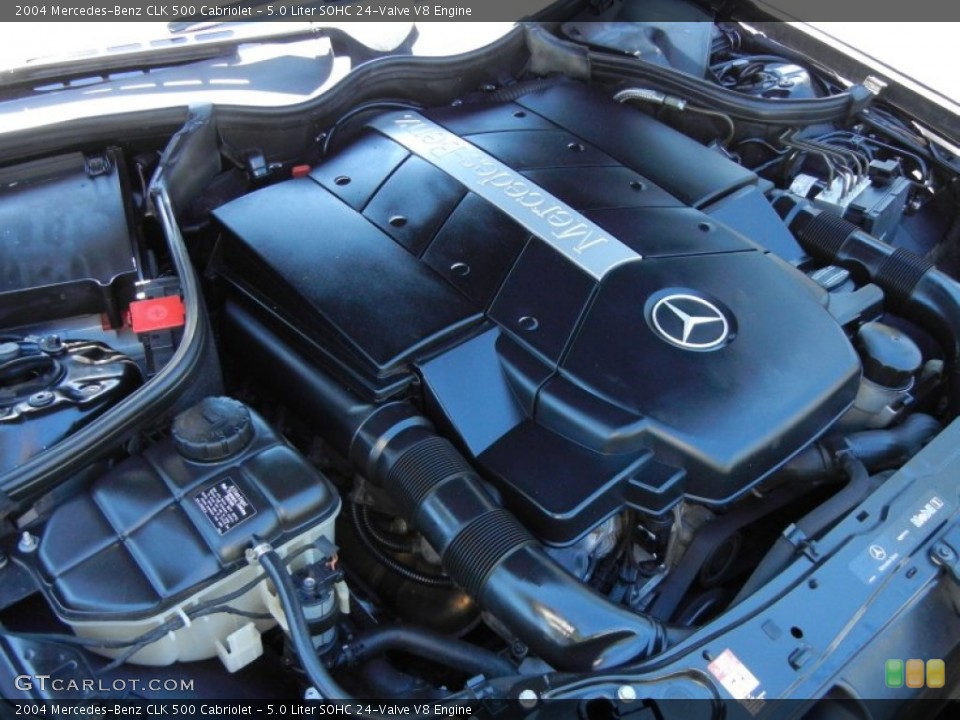 5.0 Liter SOHC 24-Valve V8 Engine for the 2004 Mercedes-Benz CLK #64440582