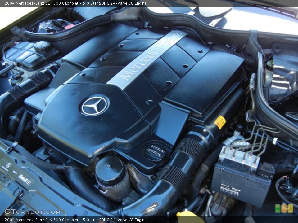 5.0 Liter SOHC 24-Valve V8 Engine for the 2004 Mercedes-Benz CLK #64440593