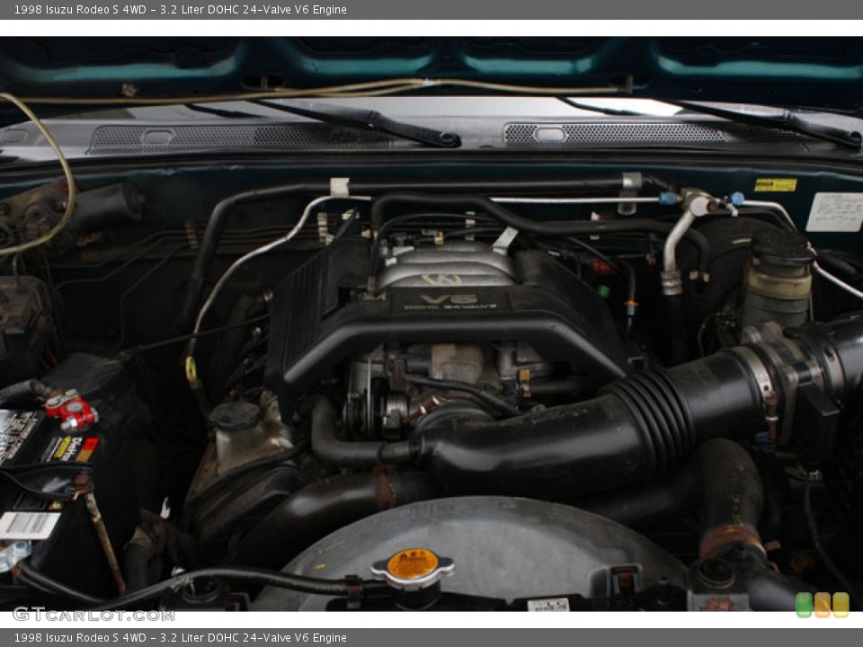 3.2 Liter DOHC 24-Valve V6 1998 Isuzu Rodeo Engine