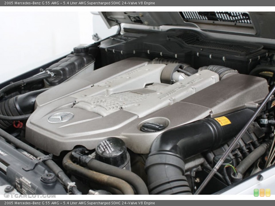 5.4 Liter AMG Supercharged SOHC 24-Valve V8 2005 Mercedes-Benz G Engine