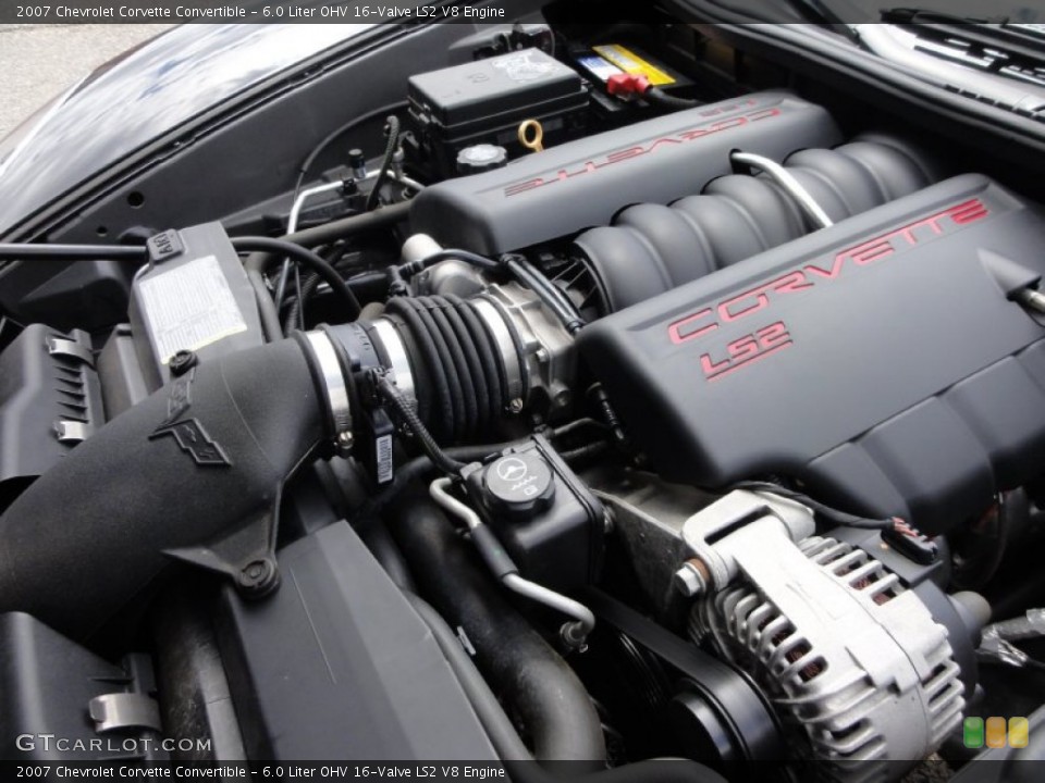 6.0 Liter OHV 16-Valve LS2 V8 Engine for the 2007 Chevrolet Corvette #64449505
