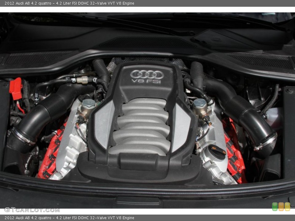 4.2 Liter FSI DOHC 32-Valve VVT V8 Engine for the 2012 Audi A8 #64456227
