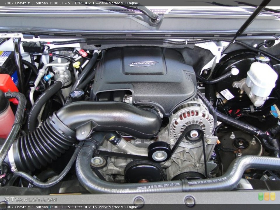5.3 Liter OHV 16-Valve Vortec V8 Engine for the 2007 Chevrolet Suburban #64469778