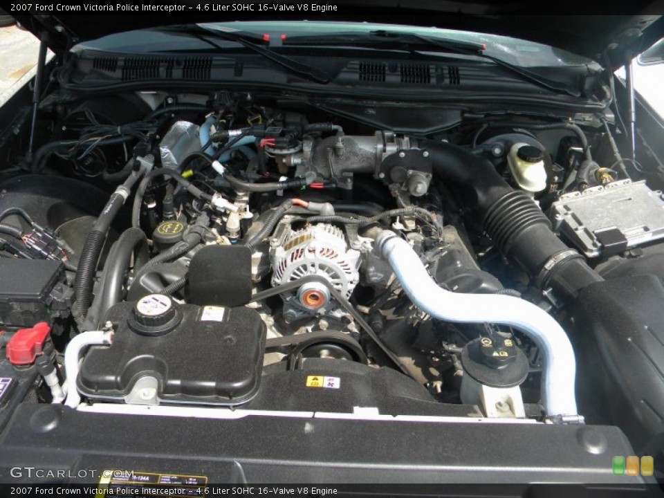 4.6 Liter SOHC 16-Valve V8 2007 Ford Crown Victoria Engine