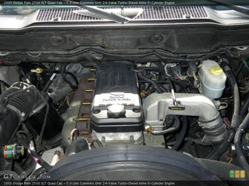 5.9 Liter Cummins OHV 24-Valve Turbo-Diesel Inline 6-Cylinder Engine for the 2005 Dodge Ram 2500 #64488882