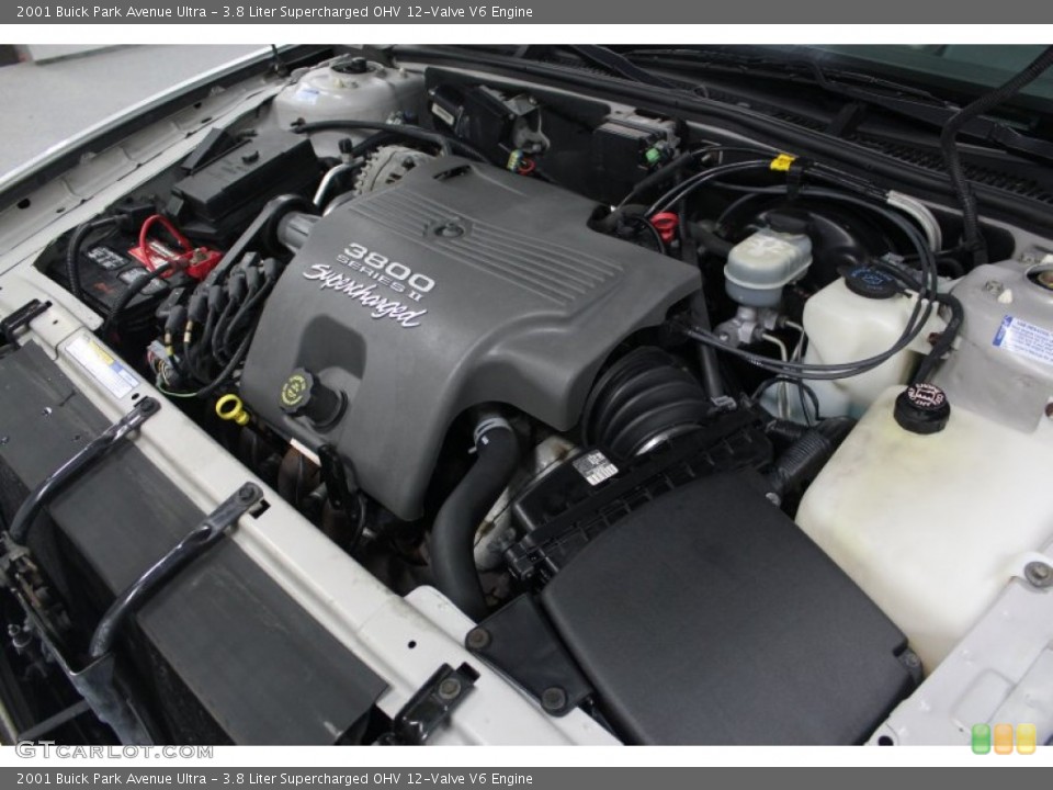 3.8 Liter Supercharged OHV 12-Valve V6 Engine for the 2001 Buick Park Avenue #64503207