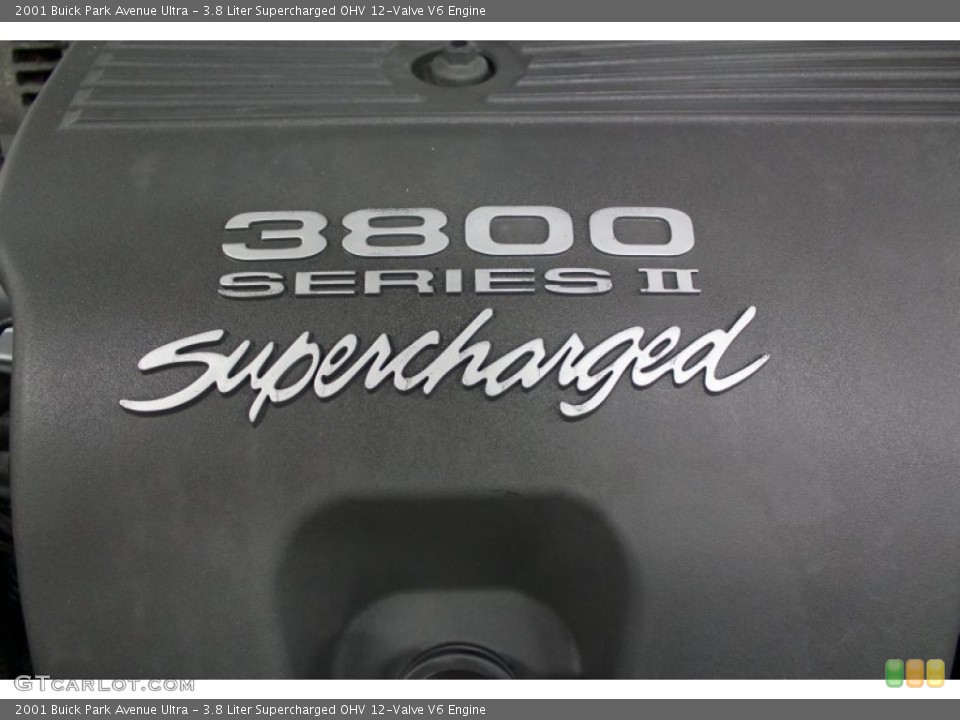 3.8 Liter Supercharged OHV 12-Valve V6 Engine for the 2001 Buick Park Avenue #64503213