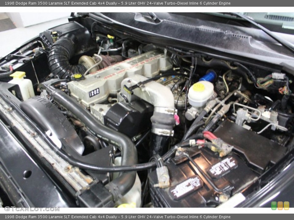 5.9 Liter OHV 24-Valve Turbo-Diesel Inline 6 Cylinder Engine for the 1998 Dodge Ram 3500 #64509451