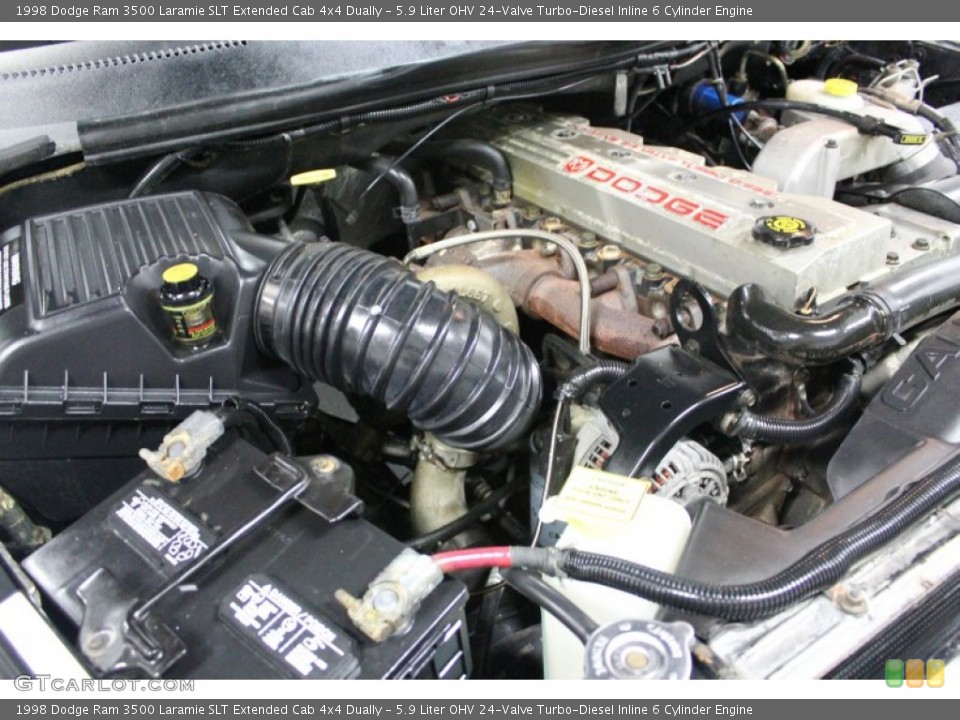 5.9 Liter OHV 24-Valve Turbo-Diesel Inline 6 Cylinder Engine for the 1998 Dodge Ram 3500 #64509457