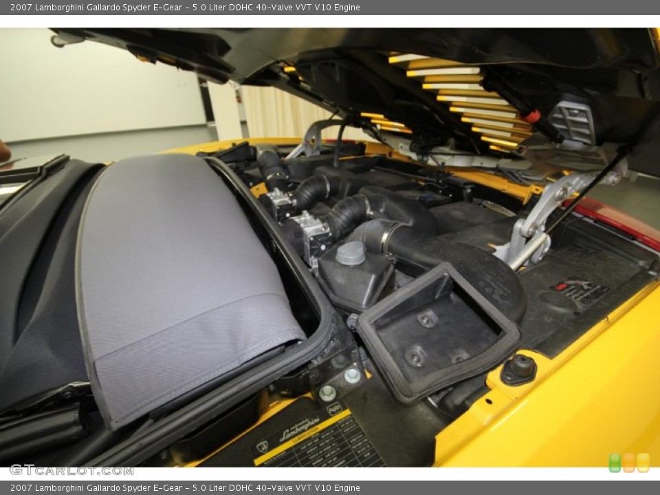 5.0 Liter DOHC 40-Valve VVT V10 Engine for the 2007 Lamborghini Gallardo #64522170