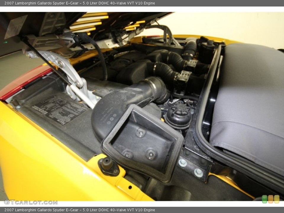 5.0 Liter DOHC 40-Valve VVT V10 Engine for the 2007 Lamborghini Gallardo #64522182