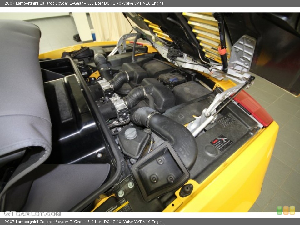 5.0 Liter DOHC 40-Valve VVT V10 Engine for the 2007 Lamborghini Gallardo #64522300