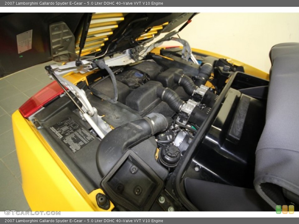 5.0 Liter DOHC 40-Valve VVT V10 Engine for the 2007 Lamborghini Gallardo #64522310