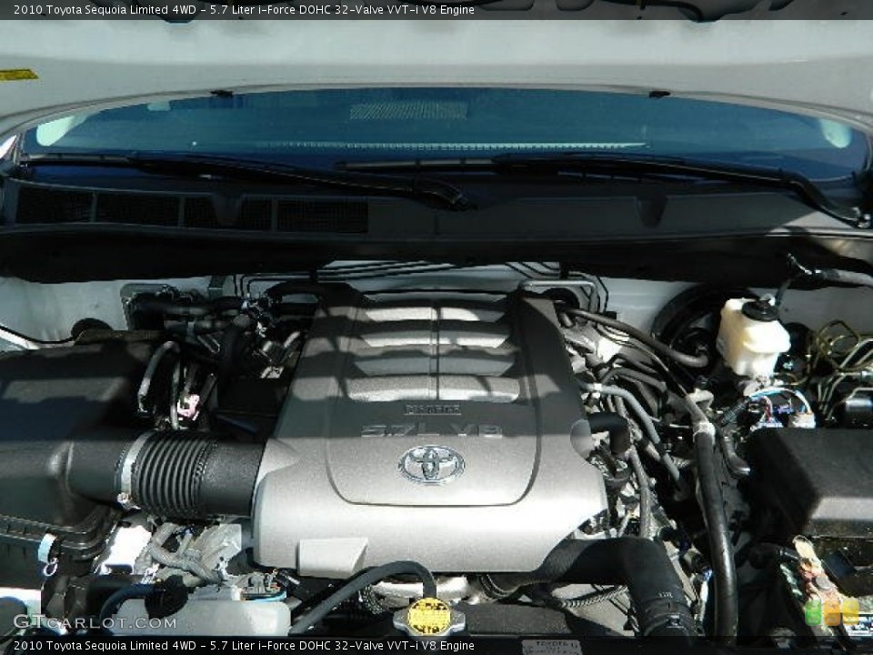 5.7 Liter i-Force DOHC 32-Valve VVT-i V8 Engine for the 2010 Toyota Sequoia #64579676