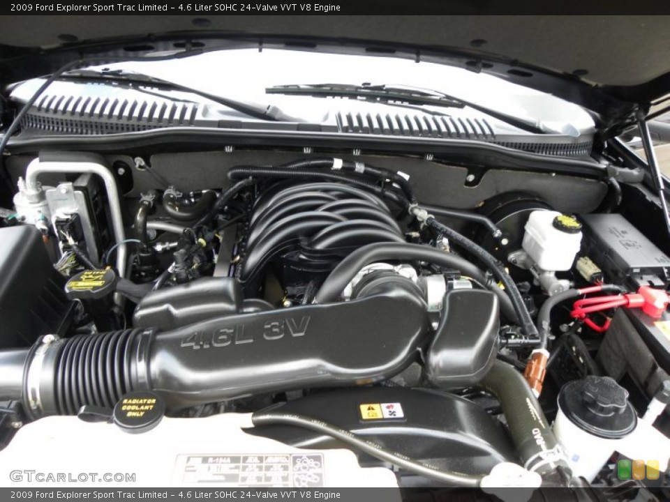 4.6 Liter SOHC 24-Valve VVT V8 Engine for the 2009 Ford Explorer Sport Trac #64584959